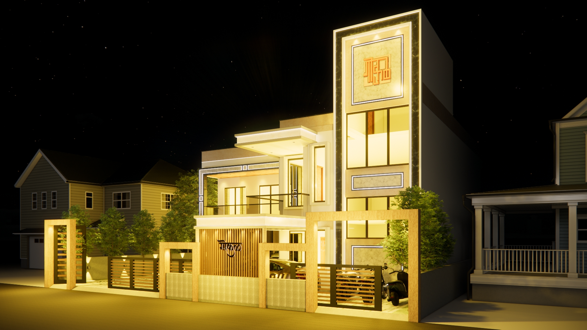 Architecture of Gokul Bungalow at Phaltan 1