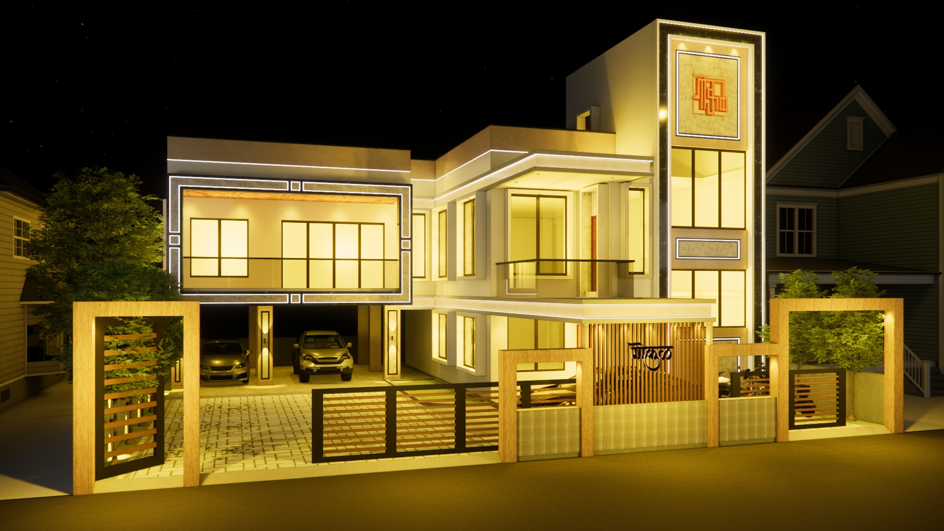 Architecture of Gokul Bungalow at Phaltan 2