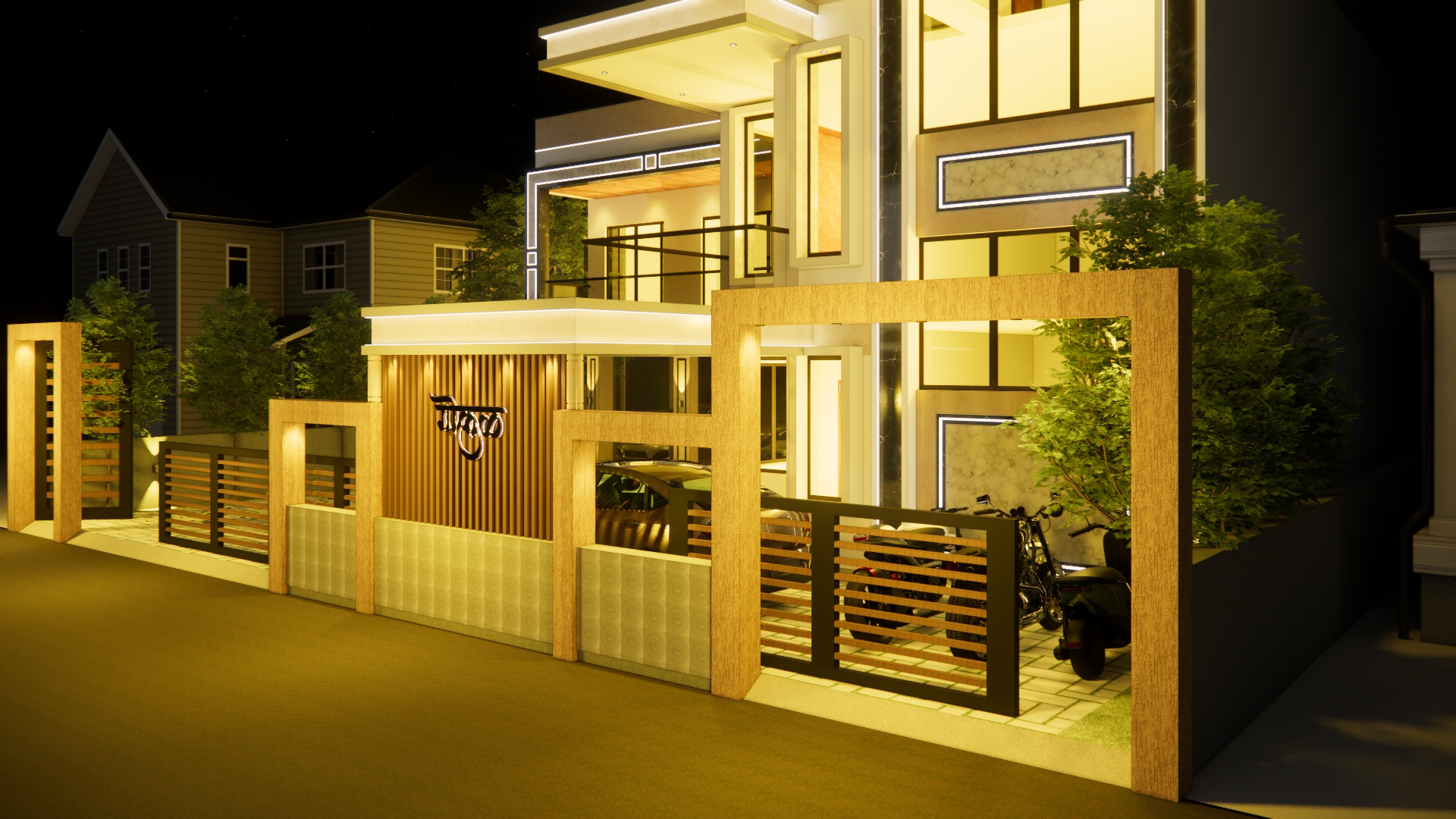 Architecture of Gokul Bungalow at Phaltan 11