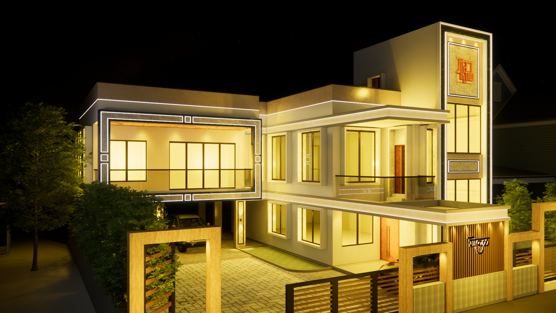 Architecture of Gokul Bungalow at Phaltan 3